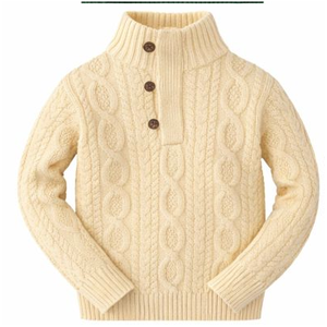 Boys <b>Thick</b> Cotton/Acrylic Winter <b>Cardigan</b> Anti-Shrink Eco-Friendly Breathable Plus Size Anti-Pilling Shawl Neck - Product Image 1