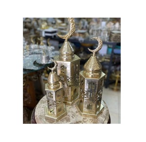 Décoration de flèche de mosquée faite à la main au design vintage Décorations à thème islamique en minaret ornemental en métal - Product Image 1