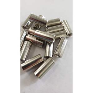 Manchon en acier inoxydable avec filetage, diamètre extérieur 9 mm, diamètre intérieur 6 mm, pour joint de câble de scie à fil diamanté - Product Image 2