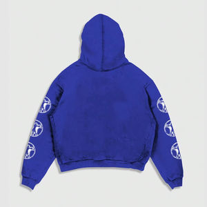 Sweat-shirt à capuche court pour femme, chaud pour l'hiver, manches longues, fermeture éclair intégrale, lourd, décontracté, haut court tendance - Product Image 2