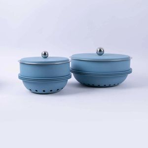 Calentador de alimentos de cazuelas de color personalizado con olla y tapa de acero inoxidable, utensilios de cocina para servir alimentos, cazuela, olla caliente para buffet - Product Image 2