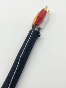 Gaine de gestion de câbles textile tressée auto-fermante HongDun en monofilament et multifilament, anti-moisissure, anti-fongique, isolante - Product Image 2