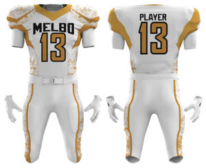 ชุดยูนิฟอร์มอเมริกันฟุตบอลชายคุณภาพสูง แบบสั้น ออกแบบเองได้ พิมพ์ลายดิจิทัล ป้องกันแสงแดด UPF 50+ ระบายเหงื่อได้ดี ระบายอากาศได้ดี - Product Image 3