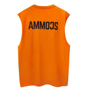 Mark's Top Pick 2024 hommes décontracté Gym débardeur surdimensionné emmanchures respirant coton Fitness gilet capuche col solide impression - Product Image 2