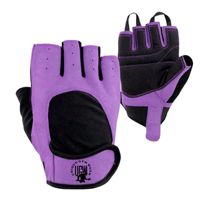 UNIQUE GYM WEAR Leather Half <b>Finger</b> Weight Lifting Gloves with Adjustable Wrist <b>Strap</b>-Breathable Unisex for Gym & Bodybuilding - Product Image 3