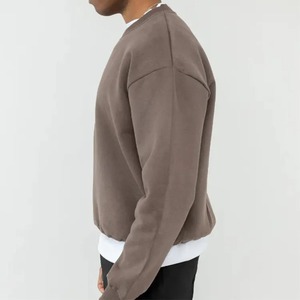 2025 meilleure qualité 100% coton tenue décontracté confortable hommes sweats respirant pull sweats - Product Image 4