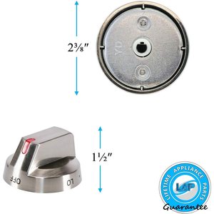 2 Perillas de Control de Quemador DG64-00473A para Horno Samsung, Modelos Compatibles NX58F5700WS NX58H5600SS NX58H5650WS - Uso Doméstico - Product Image 3