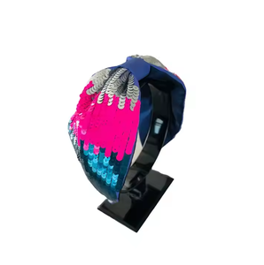 ที่คาดผมประดับลูกปัดอินเดียคุณภาพสูง อุปกรณ์เสริมสำหรับกีฬาแบบนุ่ม ของตกแต่งที่ไม่เหมือนใครสำหรับสวมใส่ในวันเล่นเกมแบบสบายๆ มีบริการส่งออกโดยตรง - Product Image 4