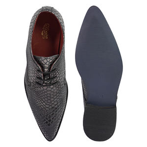 2025 Goodyear Men's Latest Style Cow Lace-Up Shoes Light Insole Autumn/Winter Season 2527 Printed <b>Patent</b> Breathable - Product Image 2