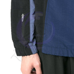 Nouvel arrivage de vêtements pour hommes à col montant personnalisés pour l'automne et le printemps vêtements de rue vestes imperméables ou coupe-vent élégantes - Product Image 6