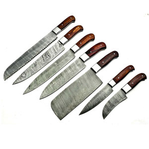 Ensemble de couteaux de cuisine en acier damas de haute qualité pour la vente en ligne/poignée antidérapante idéale pour les chefs et les cuisines à domicile - Product Image 1