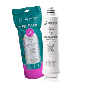 ไส้กรองน้ำ Facile C6 |   การลดฟลูออไรด์และคลอรีน |   ถ่านกัมมันต์มาตรฐาน ISO 9001 - Product Image 4