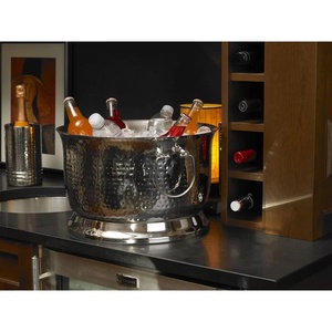 Enfriador portátil de bebidas de acero inoxidable Accesorios de barra de cobre y metal sostenible para fiestas - Product Image 4