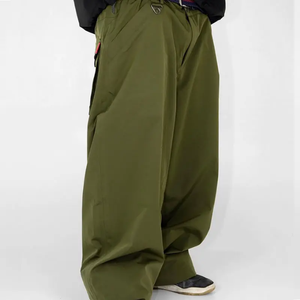 Pantalon de snowboard unisexe imperméable coupe-vent chaud pantalon de ski fermeture éclair polaire isolé respirant ample confortable élégant - Product Image 1