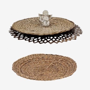 Eco-Friendly 3 Slots Woven Seagrass <b>Storage</b> Box and Tray for Desk Organization New Design Handmade <b>Rattan</b> <b>Storage</b> Basket and Box - Product Image 5