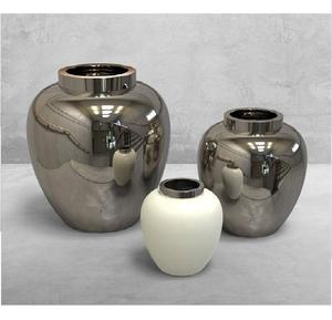 Luxury <b>Mirror</b> Polish Stainless Steel Decorative Vase <b>Mirror</b> Finish Modern Home & Hotel Decor. - Product Image 1