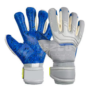 Gants de gardien de but en cuir de haute qualité pour adultes avec un design respirant ajustement réglable excellente poignée de protection des doigts - Product Image 2