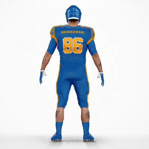 Uniformes de football américain personnalisés pour jeunes, de haute qualité, durables et confortables, en tissu twill, fabriqués en Amérique - Product Image 4