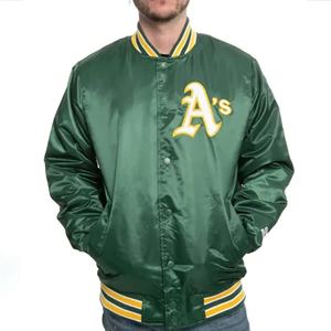 Nouvelle arrivée, veste bomber varsity unisexe de haute qualité, couleur personnalisée, col montant, imperméable, respirante, décontractée, devant - Product Image 5