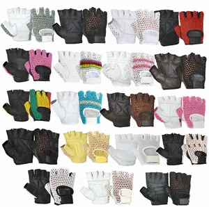 Guantes de ciclismo lavables ecológicos de secado rápido ligeros de poliéster/Spandex de color personalizado de medio dedo tamaño de logotipo personalizado para - Product Image 2