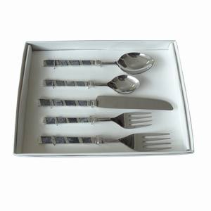 Lot de 6 couverts en acier inoxydable pour vadrouille marron 100% de qualité alimentaire, miroir antirouille non toxique pour café, thé, mariages. - Product Image 5