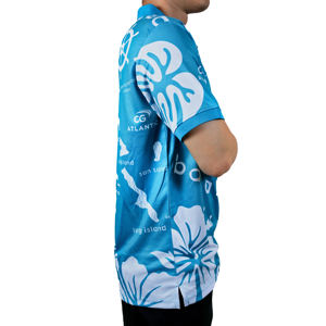 Camiseta Deportiva Hip Hop de Tallas Grandes, Sublimada con Impresión por Transferencia de Calor, Transpirable, de Secado Rápido, Personalizada, Hecha de Spandex/Poliéster - Product Image 2