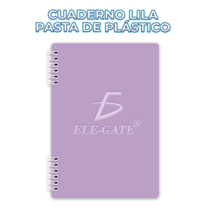 Quaderno a Righe da 80 Pagine con Copertina Laminata in PP Resistente e Rilegatura a Spirale Metallica - Product Image 3