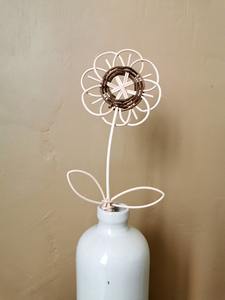 Fleur en rotin et bambou - Product Image 3
