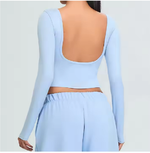 T-shirts décontractés pour femmes T-shirt à manches longues coupe ajustée pour femmes T-shirt avec logo personnalisé du Bangladesh - Product Image 2