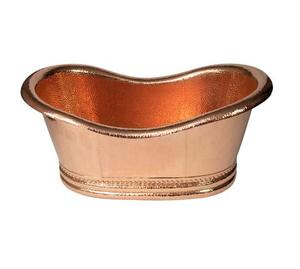 Lavabo en cuivre de petite taille, forme personnalisée, pour hôtel, maison, villas, décoration de salle de bain, lavabo en cuivre en gros - Product Image 1