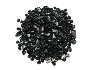 Cristaux de méditation et de guérison Reiki, obsidienne noire et agate, éclats de cristal polis faits à la main de 5 mm à 14 mm, décoration d'intérieur, nouvelle arrivée