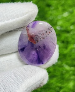 Cabochon en améthyste naturelle de qualité AAA 100% en forme de poire pour la fabrication de bijoux directement du fabricant indien - Product Image 6