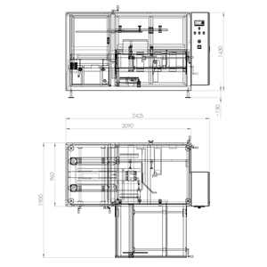 Produit de haute qualité d'anciennes machines de cachetage de boîte de CE-AUTO - Product Image 2