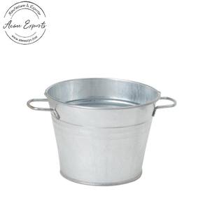 อ่างปาร์ตี้ทำจากโลหะกัลวาไนซ์ทนทานพร้อมที่จับด้านข้างตู้แช่เครื่องดื่มแบบคลาสสิกเหมาะสำหรับงานกลางแจ้งปิกนิกและบาร์ในบ้าน - Product Image 1