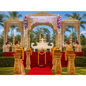 Mandap Maharaja Real Inspirado en la Elegancia de Bollywood, Fabricante y Exportador Global de Mandaps para Bodas Indias, Venta de Mandaps para Bodas - Product Image 1