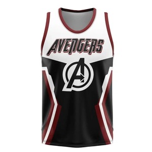 Chaleco de baloncesto de dibujos animados de Marvel Avengers, chaleco deportivo informal para hombres y mujeres, impresión 3D para niños y adultos - Product Image 1