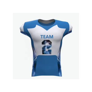 Maillot de football américain adulte de qualité supérieure en gros Maillot de pratique de coupe automatisée et de football - Product Image 2