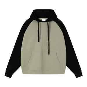 Sudadera con Capucha de Color Personalizado, Holgada y Moderna, con Mangas Casuales - Product Image 5