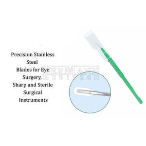 Cuchillos oftálmicos de acero inoxidable, instrumentos oculares quirúrgicos, esterilización manual reutilizable a alta temperatura para uso hospitalario - Product Image 3
