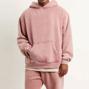 Sweats à capuche avec lavage à l'acide sur mesure avec service OEM vente en gros de sweats à capuche légers avec lavage à l'acide pour hommes à vendre - Product Image 3