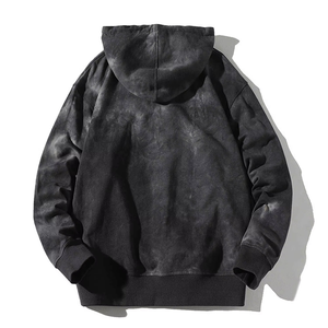 Haute Qualité Respirant Personnalisé Surdimensionné Hommes Acide Lavage Hoodies Vintage Stone Wash Pull pour Hommes Femmes Hiver En Gros - Product Image 4