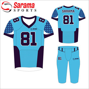 Uniforme de football américain lourd de haute qualité à bas prix en sublimation numérique en polyester à 100%, - Product Image 1