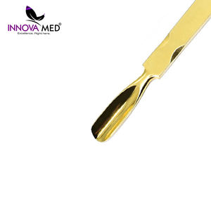 Empujador de Cutículas de Color Dorado, Herramienta de Acero Inoxidable para el Cuidado de las Uñas, Herramienta Profesional para Manicura y Pedicura - Product Image 6