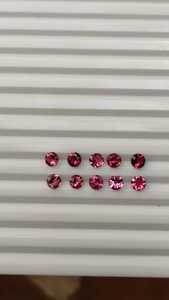 หินอัญมณีควอตซ์ทัวร์มาลีนสีชมพูเกรดสูง6มม. หินแตงโมตัดตามสั่งผู้ผลิตหิน - Product Image 3