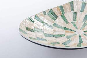 Plateaux en nacre les plus vendus Décoration de maison de luxe Plateau de service alimentaire Fait à la main en bois Acrylique Vente en gros - Product Image 4