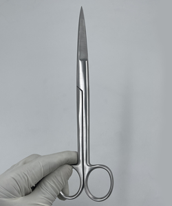 Ciseaux chirurgicaux standard ciseaux conventionnels pointus droits pour une coupe précise outils médicaux d'instruments chirurgicaux de 16.5 cm - Product Image 1