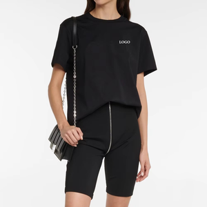 Conjunto corto de dos piezas para mujer, precio al por mayor, nueva moda de alta calidad, camiseta y pantalones cortos de verano para mujer, conjunto doble para la comodidad de la mujer - Product Image 4