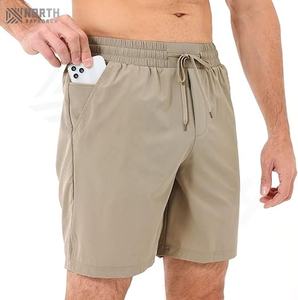 กางเกงขาสั้นลำลองสำหรับผู้ชายกางเกงวิ่งออกกำลังกายออกกำลังกายระบายอากาศได้ดีแห้งเร็วน้ำหนักเบาใส่ไปยิม - Product Image 4