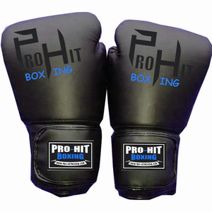 ถุงมือต่อยมวยสำหรับแข่งขันสีดำใหม่ผลิตได้ทั้งชายและหญิง - Product Image 6