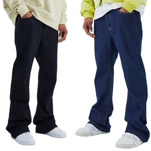 กางเกงยีนส์ขายาวบางเฉียบวินเทจกำหนดเอง2026 - Product Image 1